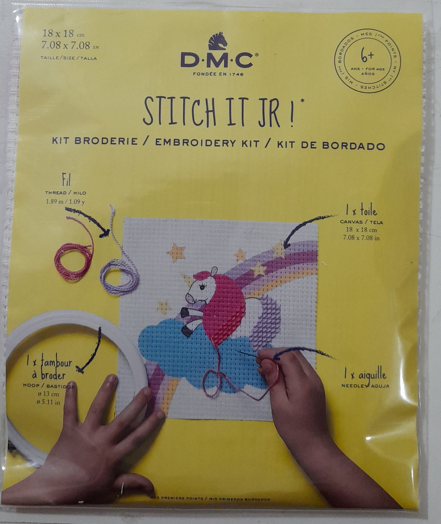 Kit da ricamo mezzo punto per creatività senza limiti