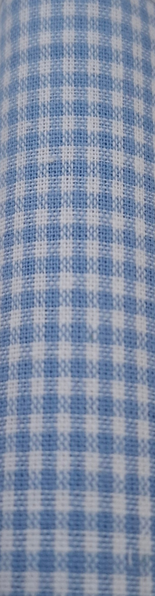 Tessuto quadretti bianchi