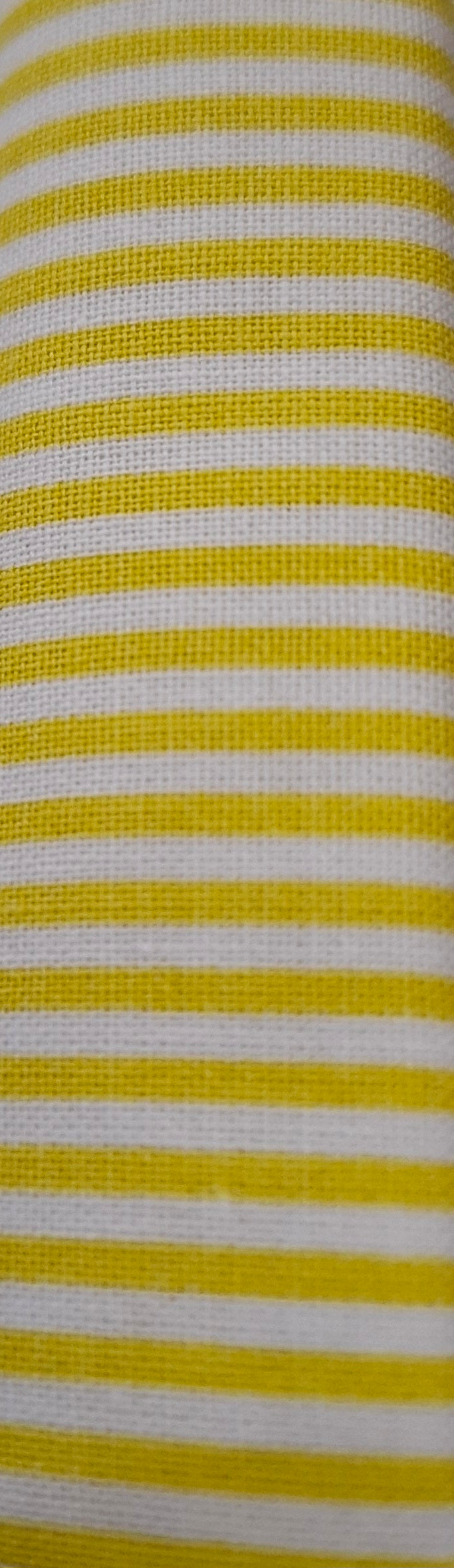 Tessuto giallo righe bianche
