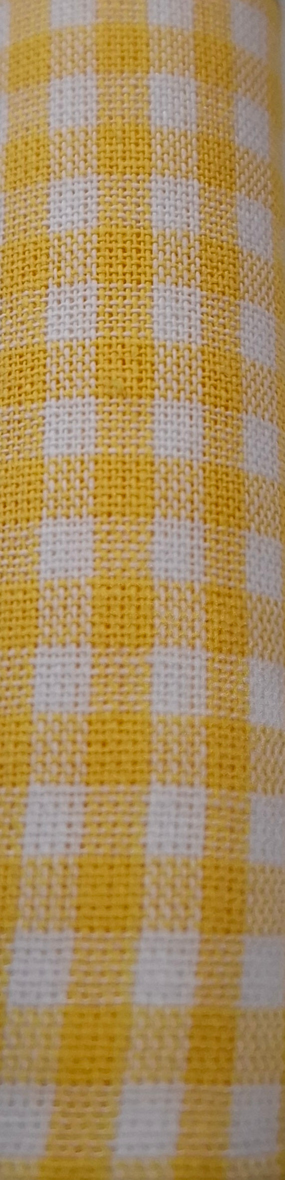 Tessuto giallo quadretti