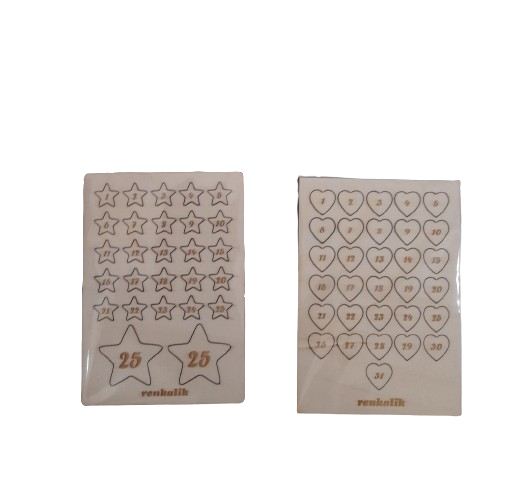 Calendario in legno