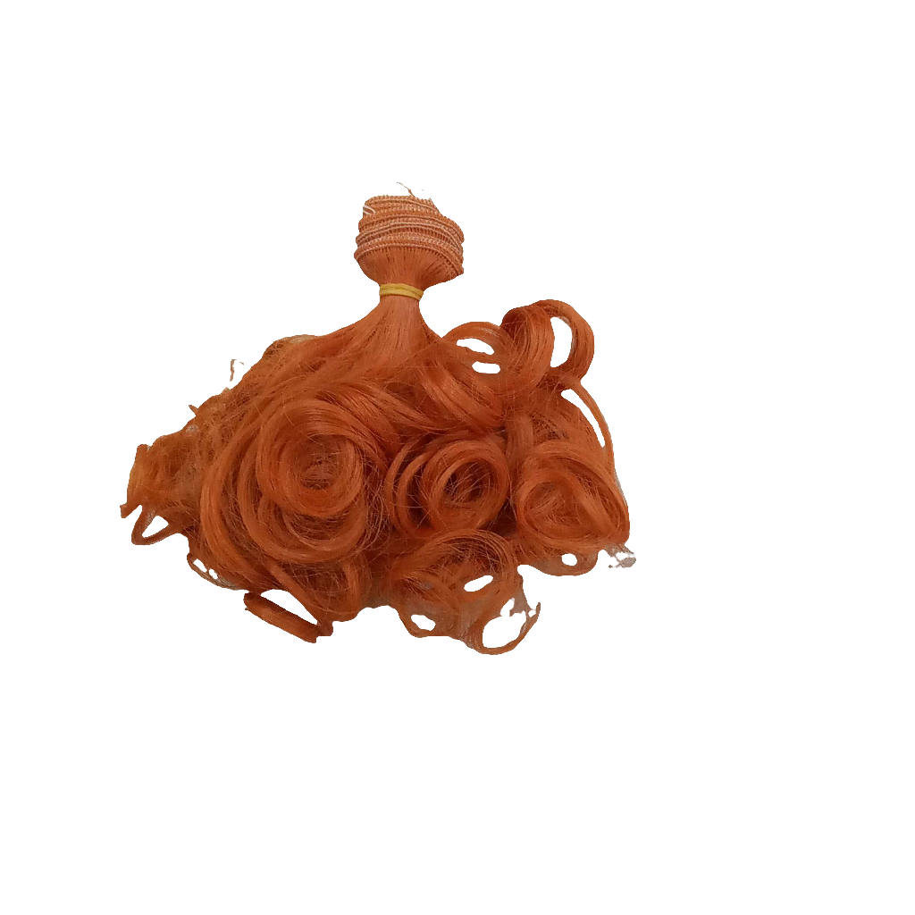Capelli bambola rossi ricci