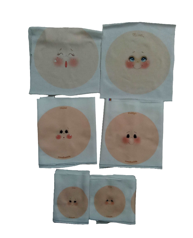 Faccine in microfibra per bambole, personalizza le tue creazioni