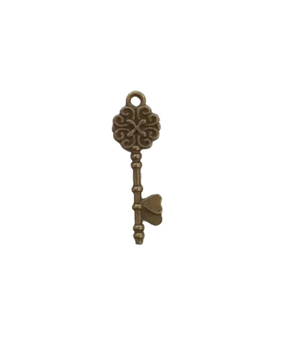 Chiave bronzo per decorazioni fai da te cuori