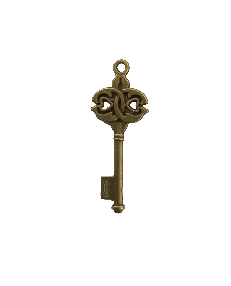 Chiave bronzo per decorazioni fai da te