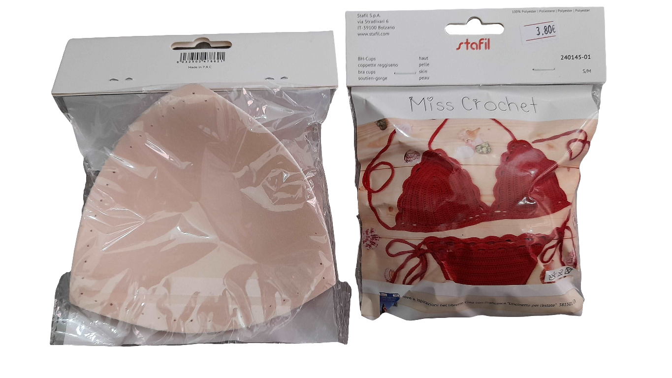 Coppette in spugna per uncinetto, supporto creativo-Angels Style merceria creativa