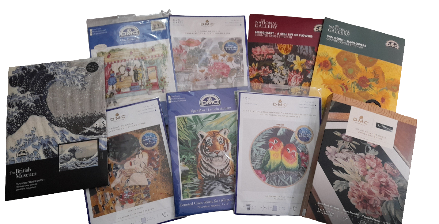 Kit Ricamo Punto Croce - Crea Capolavori Iconici