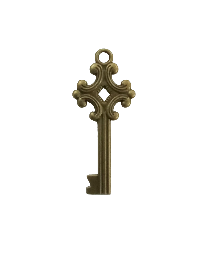 Chiave bronzo per decorazioni fai da te a croce