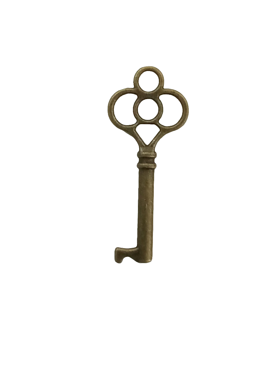 Chiave bronzo per decorazioni fai da te
