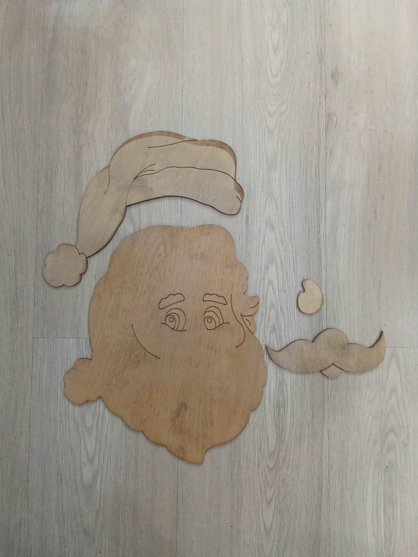 Faccia babbo natale 3D - angels style shop hobbistica e materiali creativi