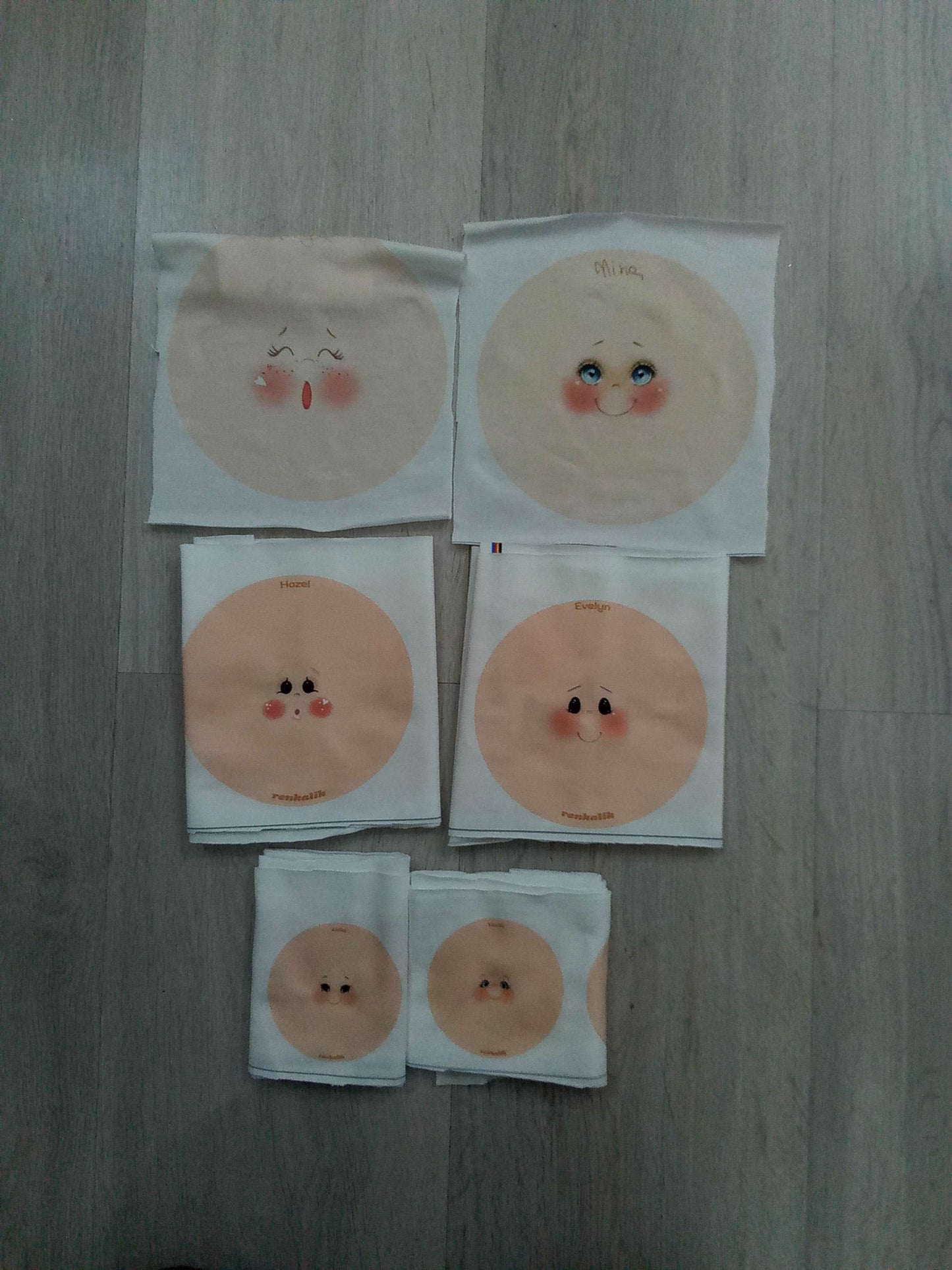 Faccine in tessuto microfibra per bambole - angels style shop hobbistica e materiali creativi