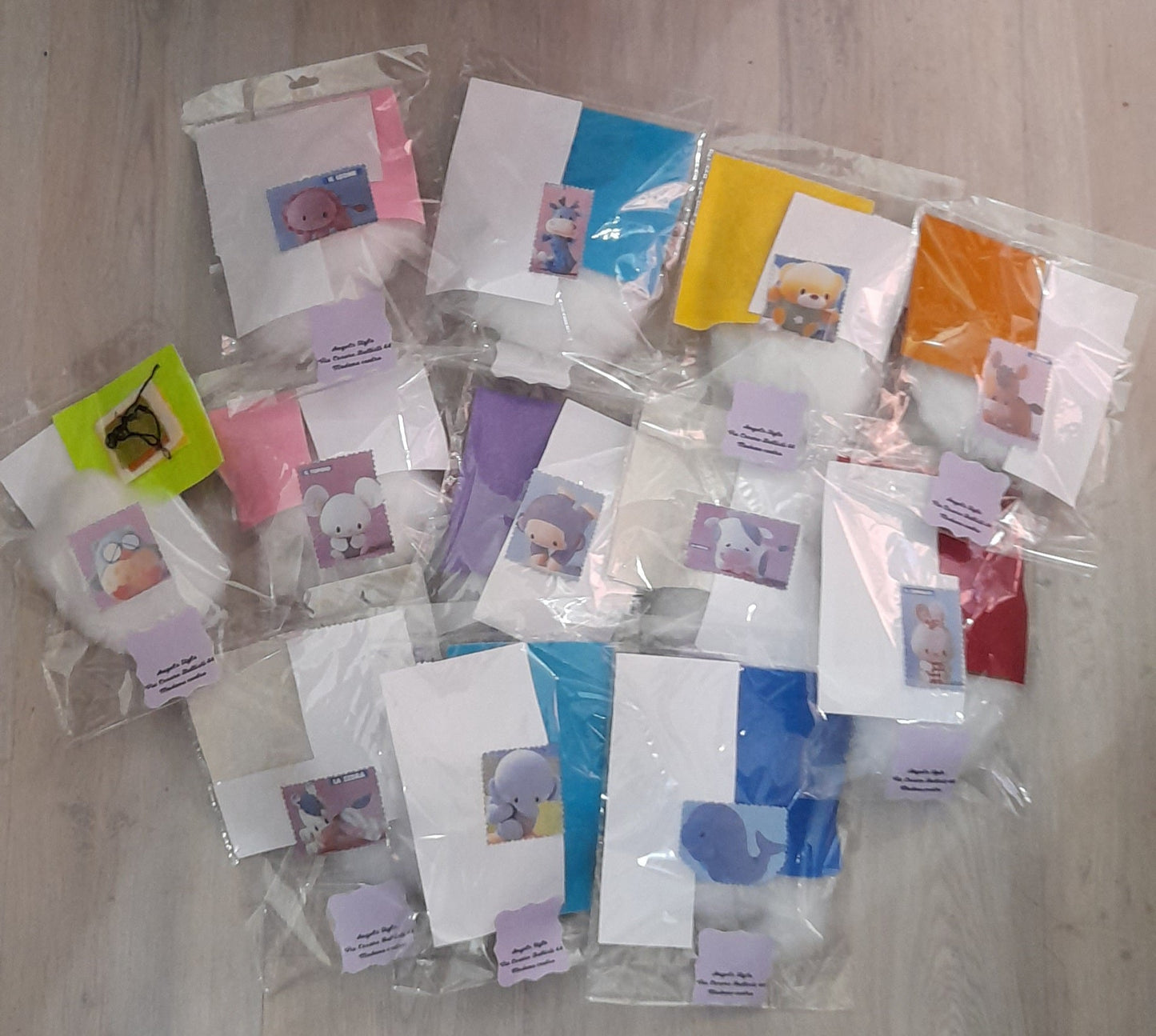 Kit pupazzi animali - angels style shop hobbistica e materiali creativi