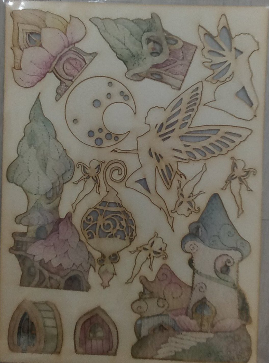 Leggere sagome fustellate in cartone vegetale - 1,2 millimetri - angels style shop hobbistica e materiali creativi