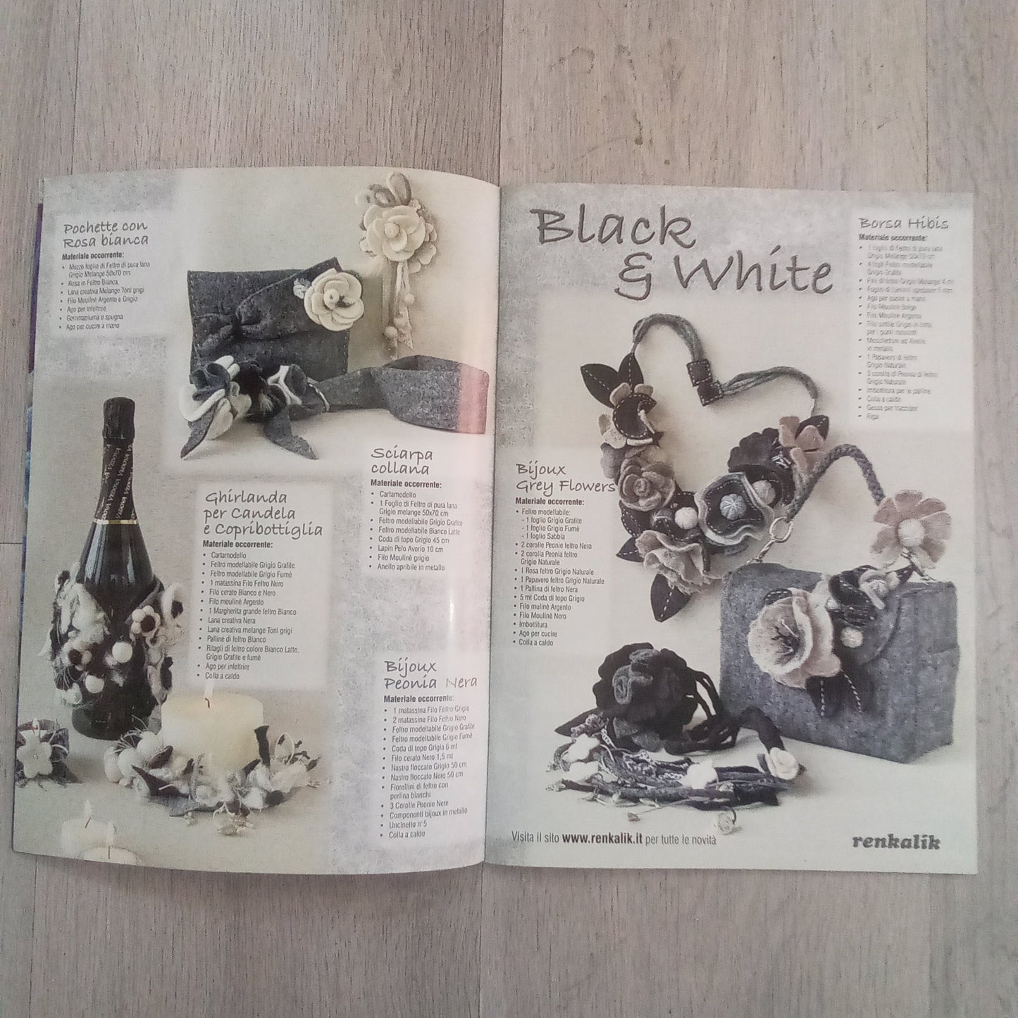 Libro Renkalik - la calda magia del feltro - linea moda -