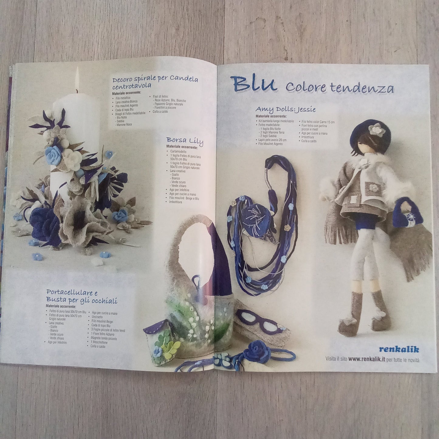 Libro Renkalik - la calda magia del feltro - linea moda -