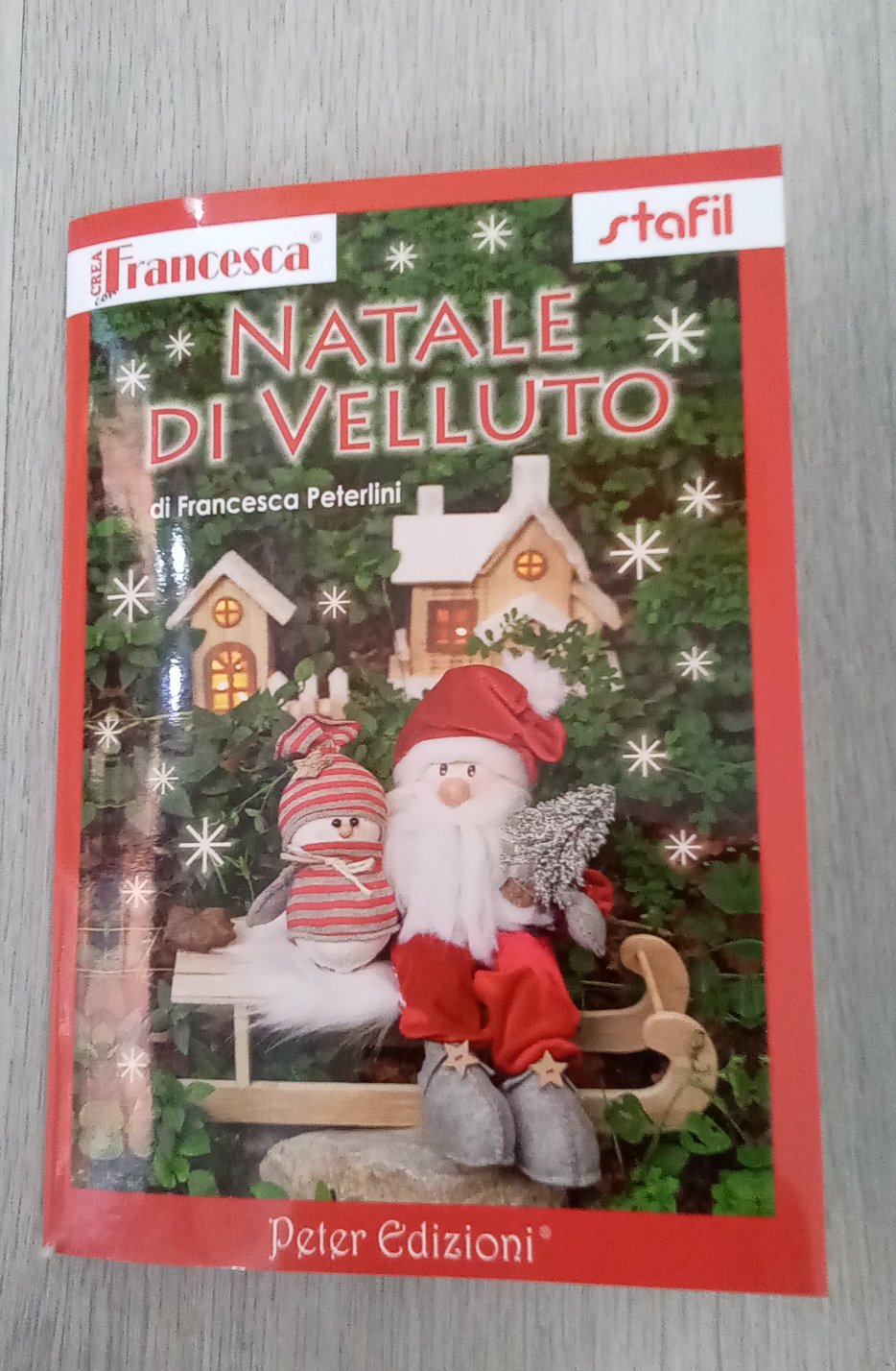 Libro stafil - Natale di velluto - angels style shop hobbistica e materiali creativi