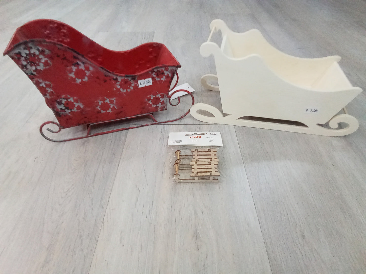 Slitta babbo natale - angels style shop hobbistica e materiali creativi