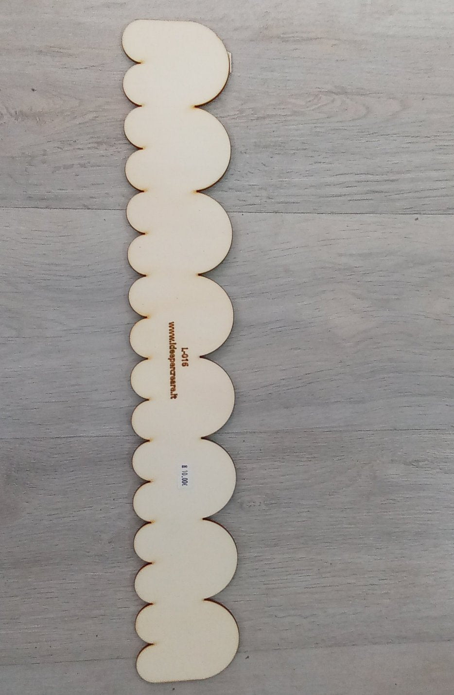 Smerlatore in legno - L016 - angels style shop hobbistica e materiali creativi