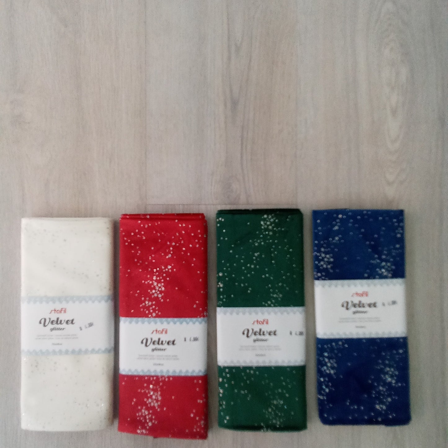 Tessuto - Velluto glitter - angels style shop hobbistica e materiali creativi