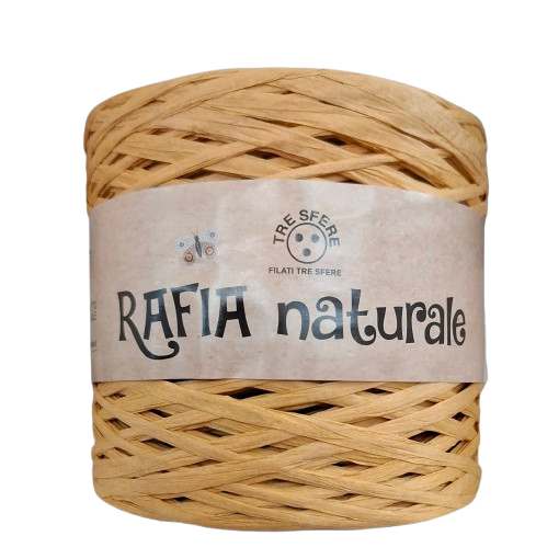 rafia naturale color corda