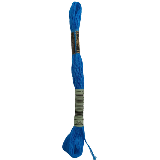 Scatena i tuoi punti creativi con il filo da ricamo Mouliné - blu