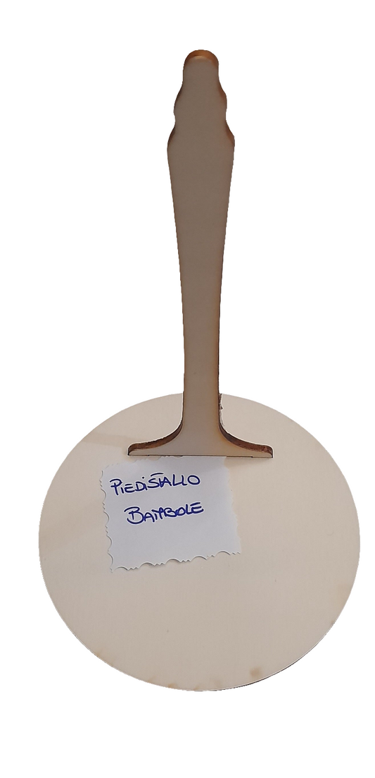 Piedistallo in legno per bambole elegante e robusto