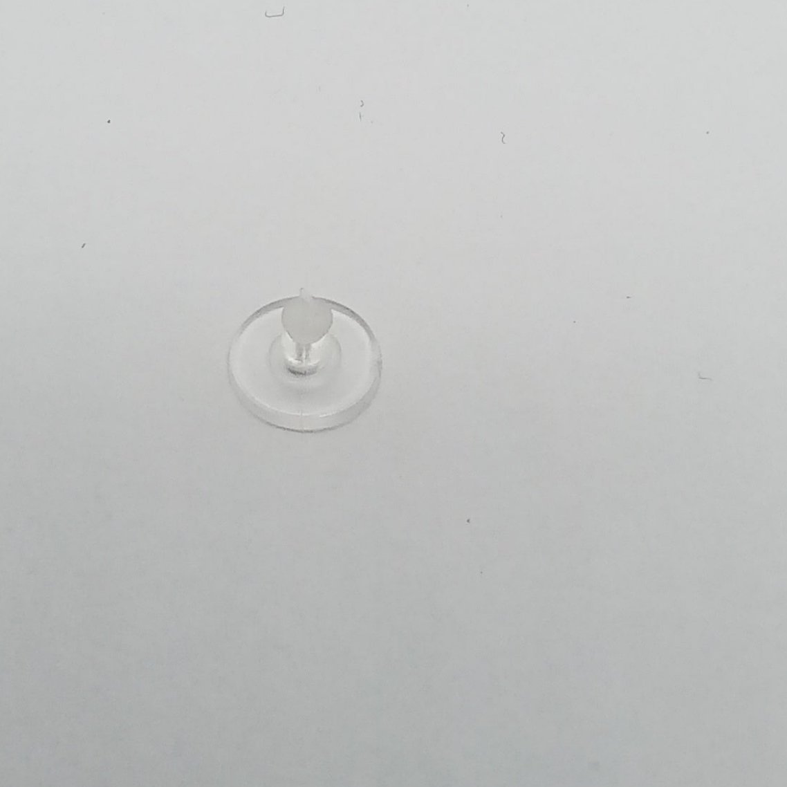 Componenti e minuteria per bijoux - Chiusura gomma orecchino