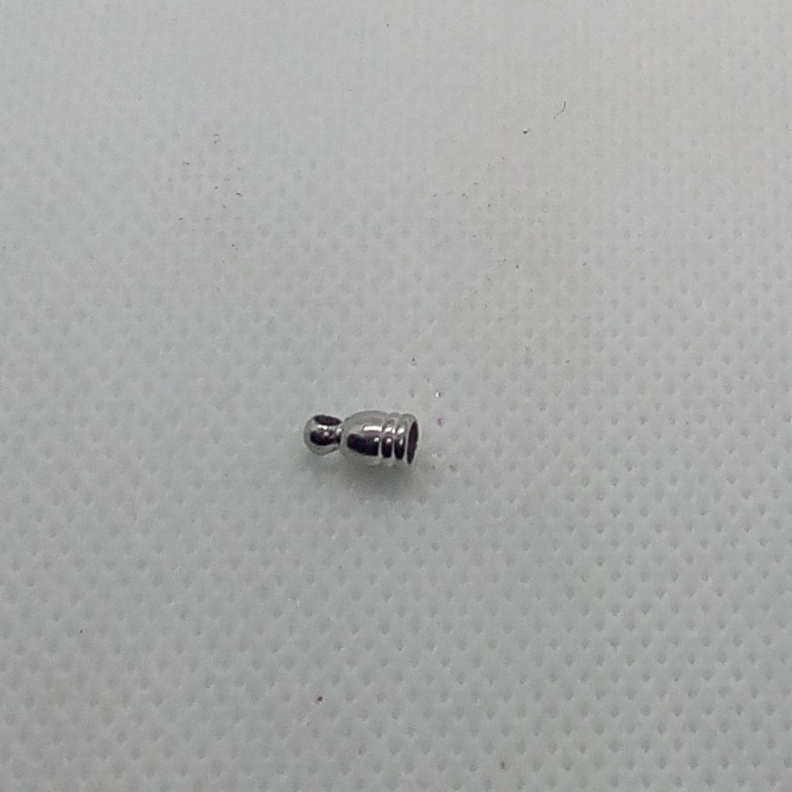 Componenti e minuteria per bijoux - Coppetta con asola, 4 mm