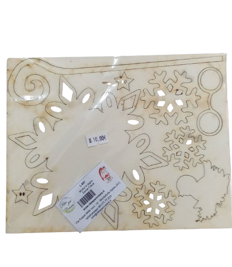 Kit decorazioni legno